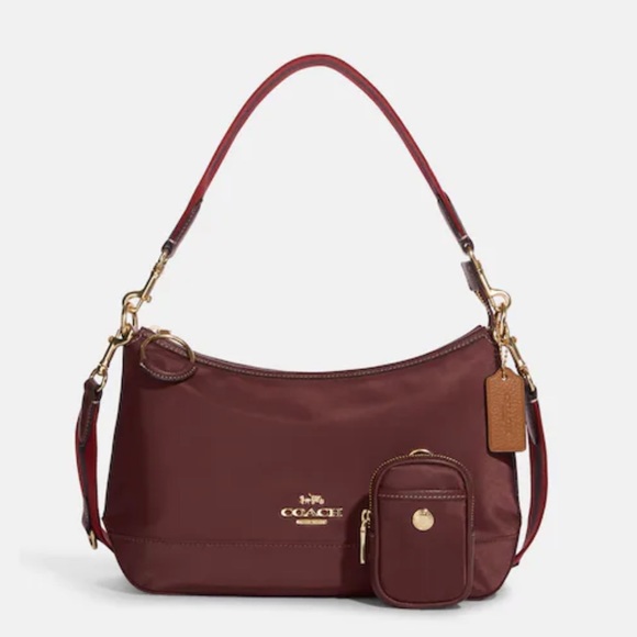 Coach Handbags - Coach Ellis Shoulder Bag Crossbody Bag Eine Maroon Color